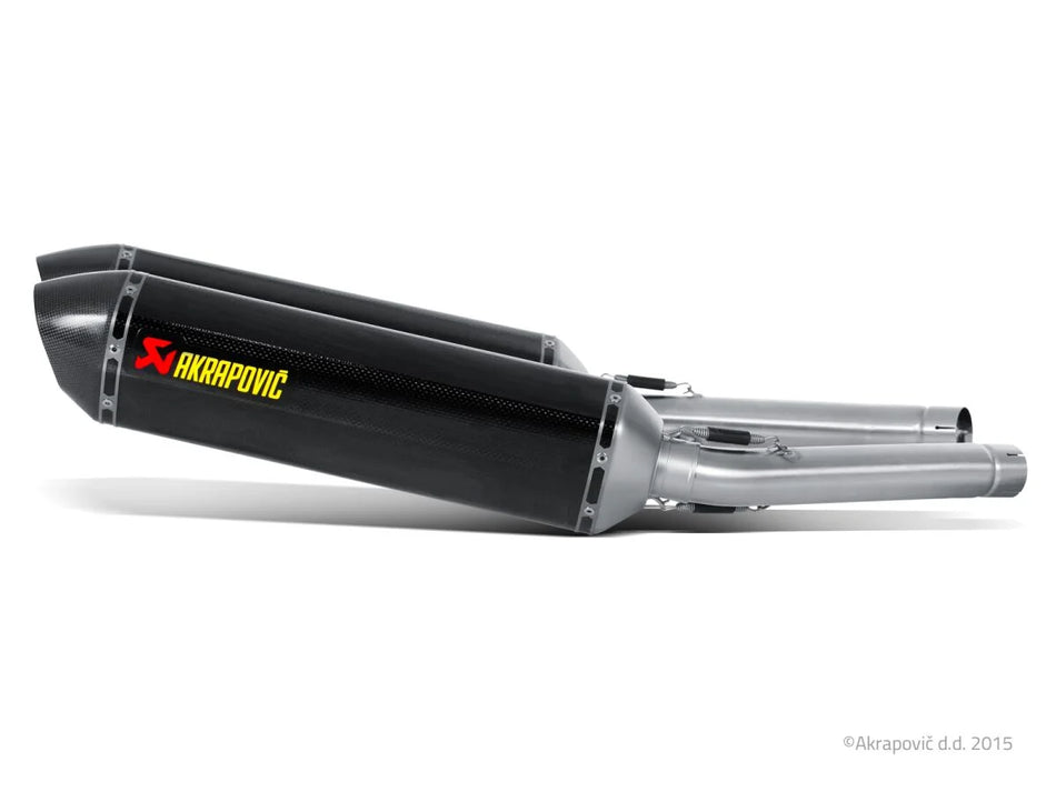 Akrapovic Slip-on Line Dual Muffler Carbon Suzuki Hayabusa