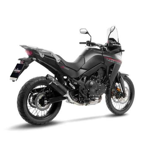 LeoVince LV One EVO Black Edition Slip-One Muffler Ece Honda Transalp