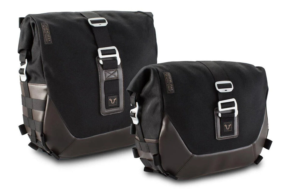 SW-Motech Legend Gear LC1 & LC 2 Side Bag System Brown Edition — Triumph Scrambler X / Speed