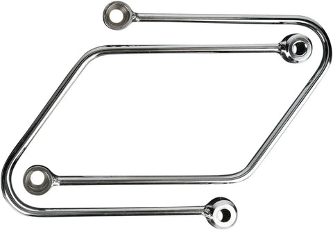 Cobra Saddlebag Support Brackets Chrome (02-6116)