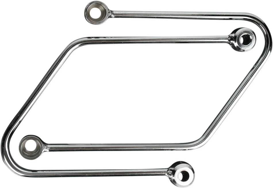 Cobra Saddlebag Support Brackets Chrome (02-6116)