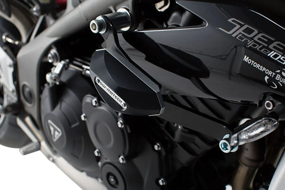 SW-Motech Frame Slider Set Black Triumph Speed Triple 1050