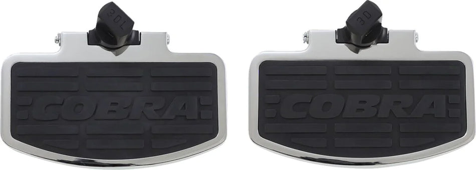 Cobra Classic Rear Floorboard Kit Chrome (06-3840)