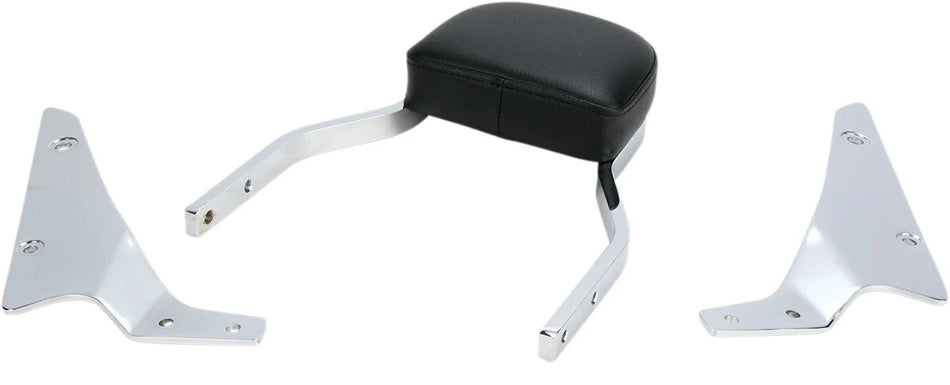Cobra Mini Square Sissy Bar Chrome with Pad (02-4650)