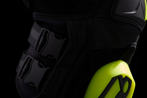 ICON Cloverleaf 2 Knee Pads Black/Hi-Vis Yellow