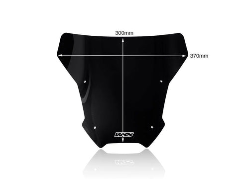 WRS Sport Windscreen Gloss Black (HO047NL)