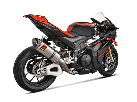 Akrapovic Slip-on Line Muffler Titanium & Carbon End Cap Aprilia