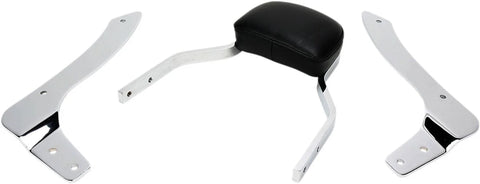 Cobra Mini Square Sissy Bar Chrome with Pad (02-4825)