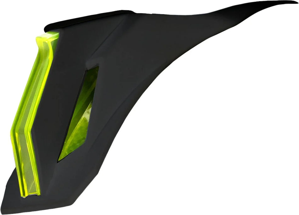 ICON Airform Black/Green Speedfin Rear Spoiler