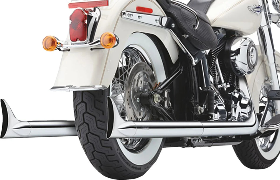 Cobra True Duals Exhaust System Chrome with Fishtail Tips (6987)