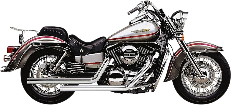 Cobra Dragster 2-into-2 Straight-Cut Exhaust System Chrome (4619T)