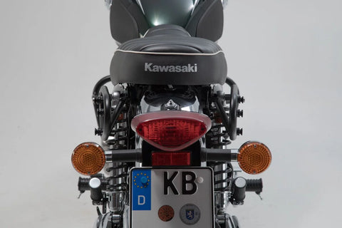 SW-Motech Legend Gear LC2 Side Bag System Black Edition — Kawasaki W 800 / Street