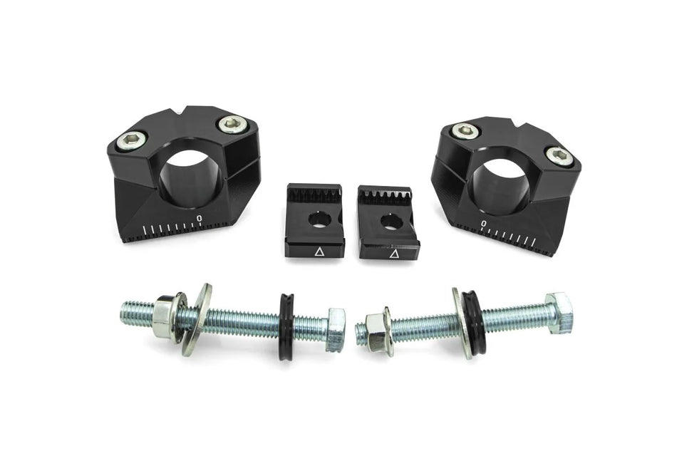 Gilles Tooling 2DGT Adjustable Handlebar Risers Black (2DGT-02-26-B)