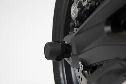 SW-Motech Rear Axle Slider Set Black Suzuki GSX-S1000 / F, Honda CB1100RR