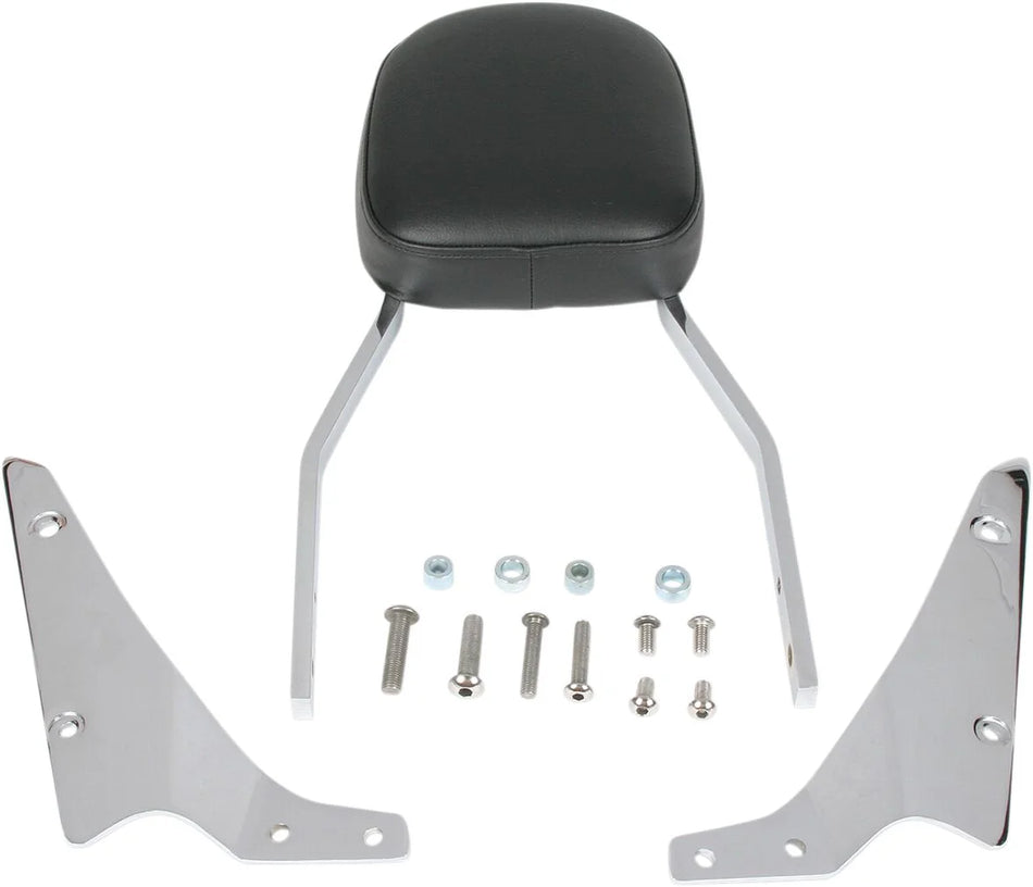 Cobra Tall Square Sissy Bar Chrome with Pad (02-5150)