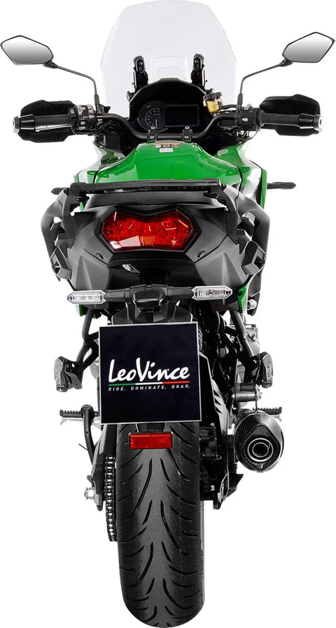 LeoVince Nero Slip-on Mufflers Kawasaki Versys
