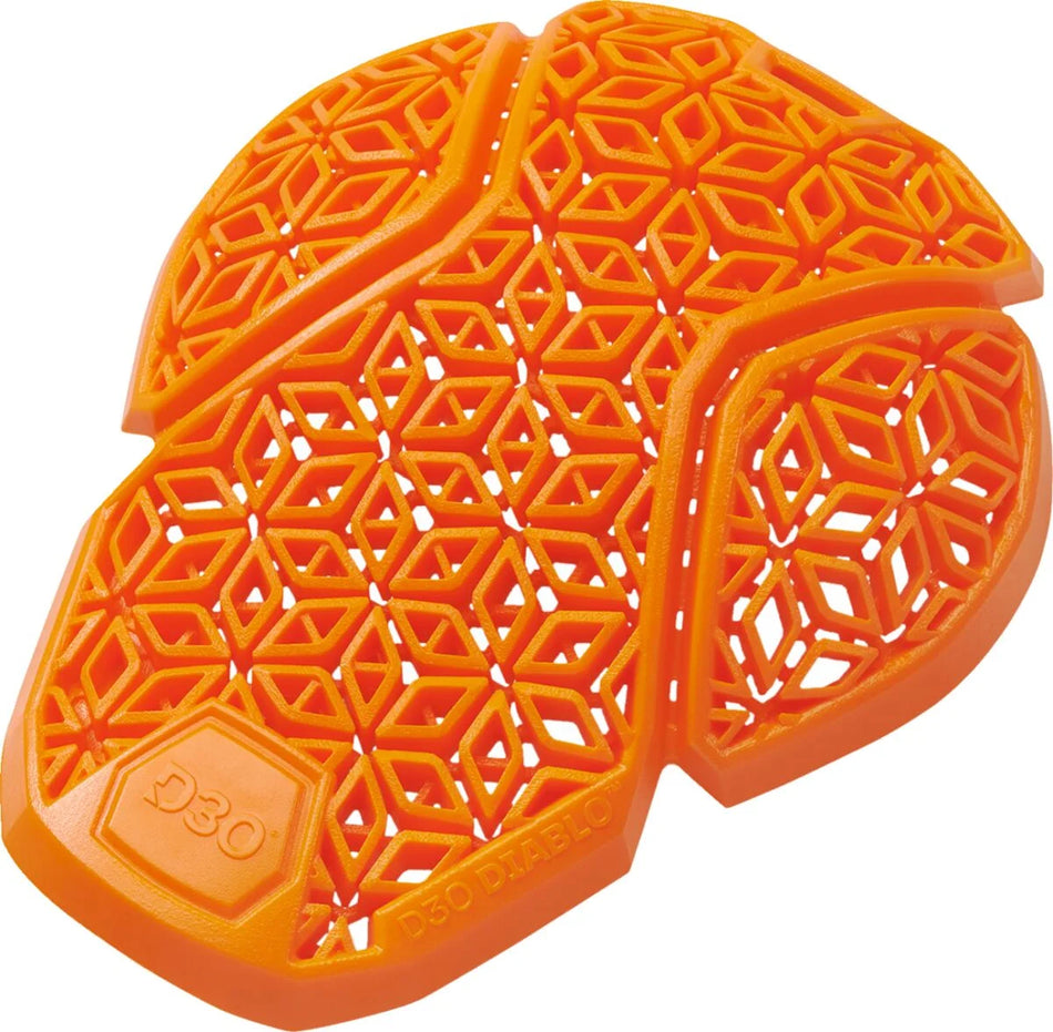 ICON D3O Diablo Level 2 Shoulder Guards Orange