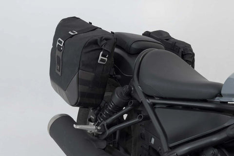SW-Motech Legend Gear LC2 Side Bag System Brown Edition — Honda Rebel