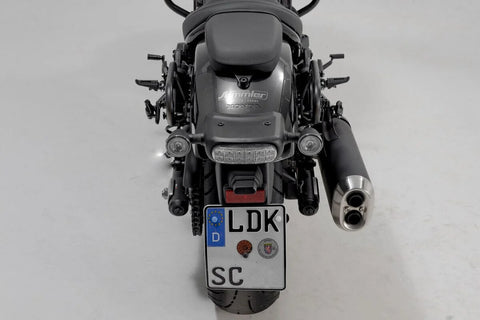 SW-Motech Legend Gear LC1 & LC 2 Side Bag System Brown Edition — Honda Rebel