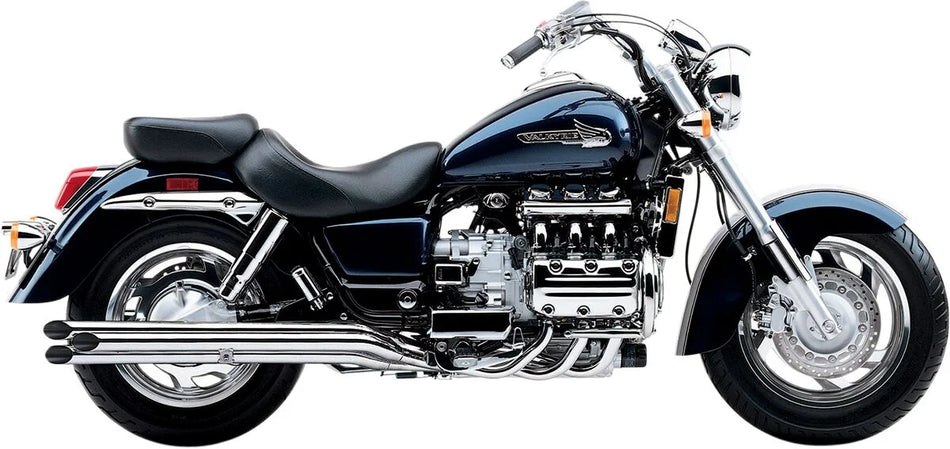 Cobra 2" Drag Pipe Slash Cut Exhaust System Chrome (1269)