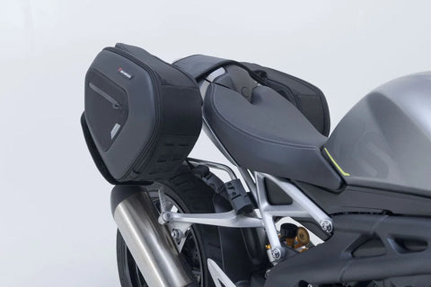 SW-Motech PRO Blaze H Saddlebag Set with Edge Protection & Heat Guard — Triumph