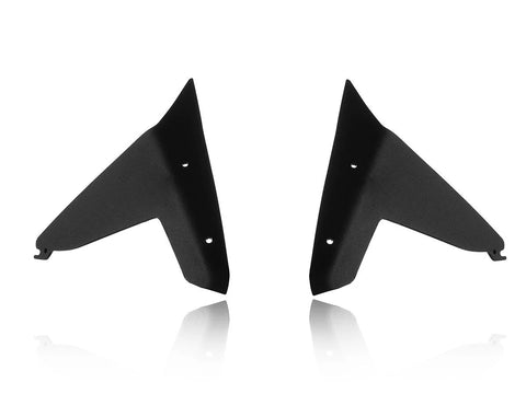 WRS Wind Deflectors Matt Black (YA019NO)