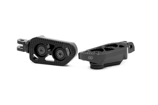Gilles Tooling Tour-X Touring Motorcycle Rider Footpegs Black (RGK-119-UF37-SET-B)