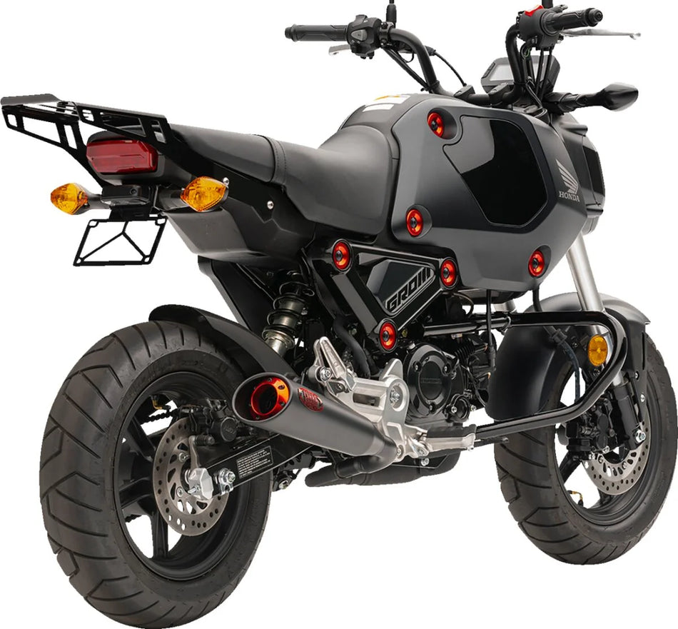 Cobra Slip-on Muffler Black with Red Tip