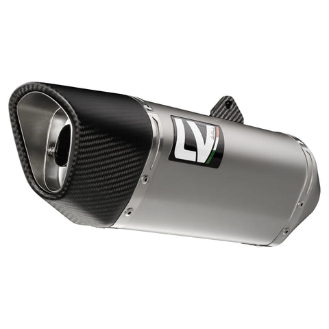 LeoVince LV-14R Stainless Steel Slip-on Muffler Ece Kawasaki (15602)