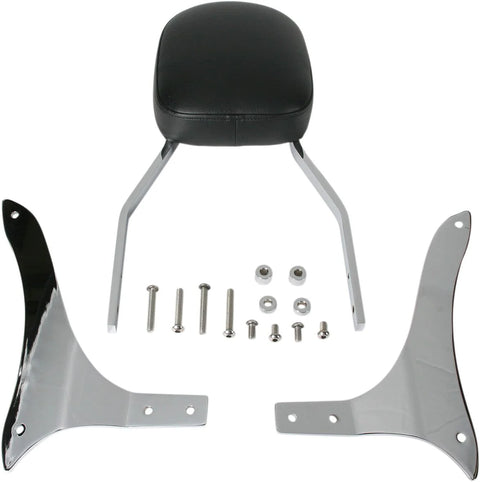 Cobra Tall Square Sissy Bar Chrome with Pad (02-5260)