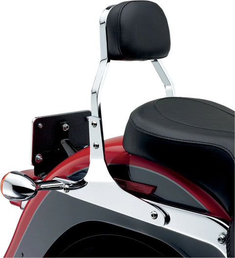 Cobra Mini Square Sissy Bar Chrome with Pad (602-1100)