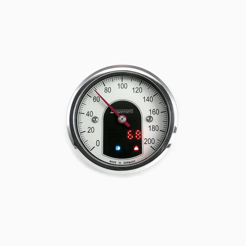 Motogadget motoscope tiny Analogue Speedometer 49mm Polished