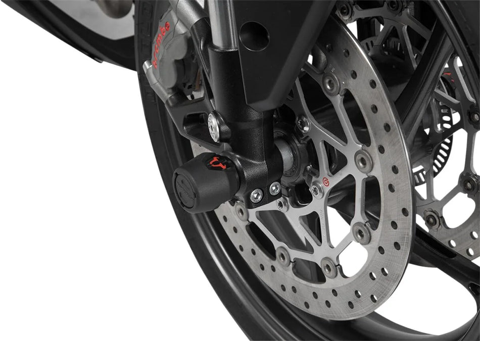 SW-Motech Front Axle Slider Set Black Suzuki GSX-S1000 / F (15-).
