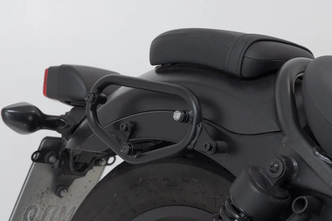SW-Motech Legend Gear LC2 Side Bag System Brown Edition — Honda Rebel