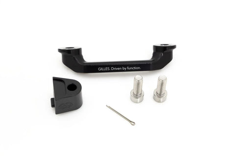 Gilles Tooling Pillion Peg Blanking Covers Black (PPC-10-KIT-B)