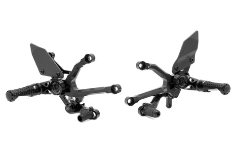 Gilles Tooling MUE2 Adjustable Rearset Black (MUE2-D04-B)