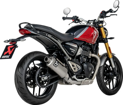 Akrapovic Muffler Slip-on TI Triumph Speed 400 / Scrambler 400X