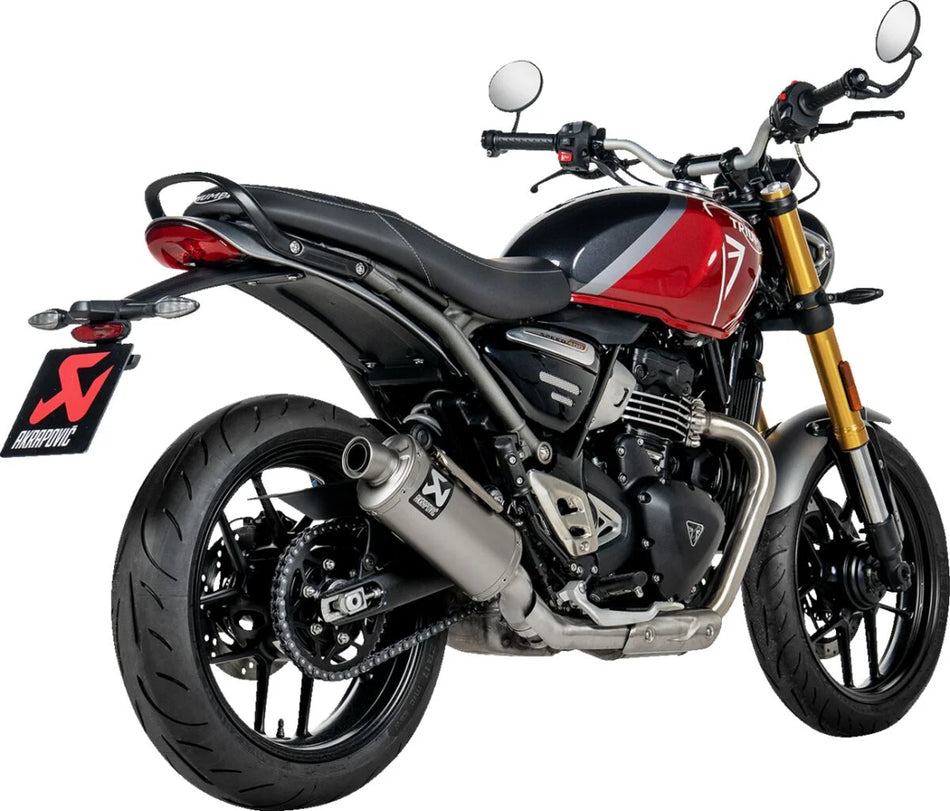 Akrapovic Muffler Slip-on TI Triumph Speed 400 / Scrambler 400X