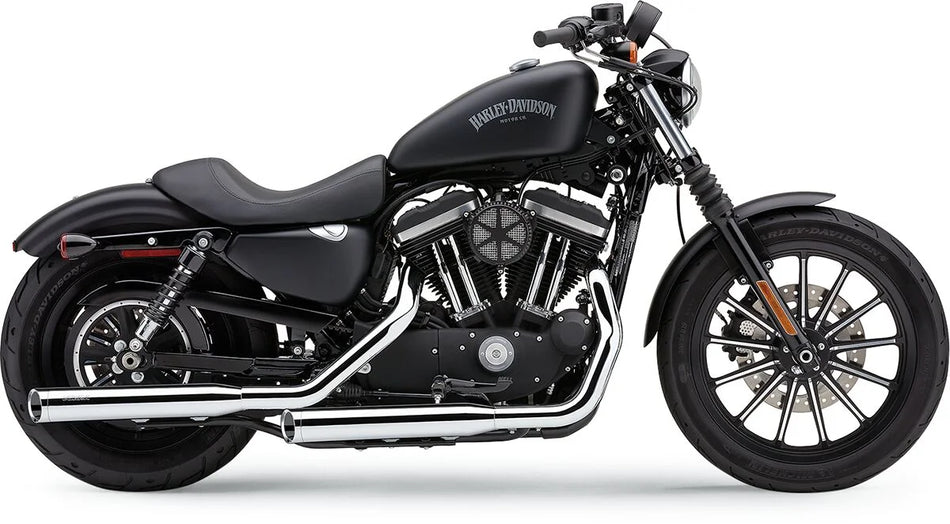 Cobra 3" Slash Cut Slip-on Muffler Chrome