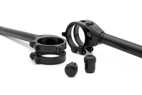 Gilles Tooling GP-LIGHT 4 Motorcycle Clip-On Handlebars 53mm Black