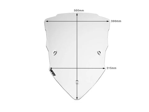 WRS Touring Motorcycle Windscreen Clear (DU006T)