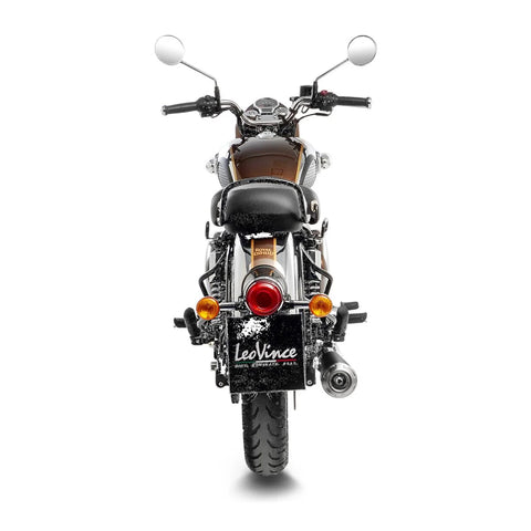 LeoVince LV Classic Racer Black Edition Slip-on Muffler Royal Enfield Classic / Meteor