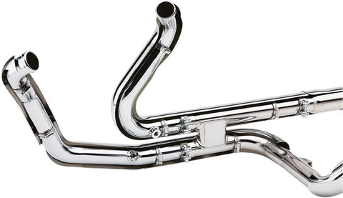 Cobra PowerPort Dual Headpipes Chrome with Dual Bungs