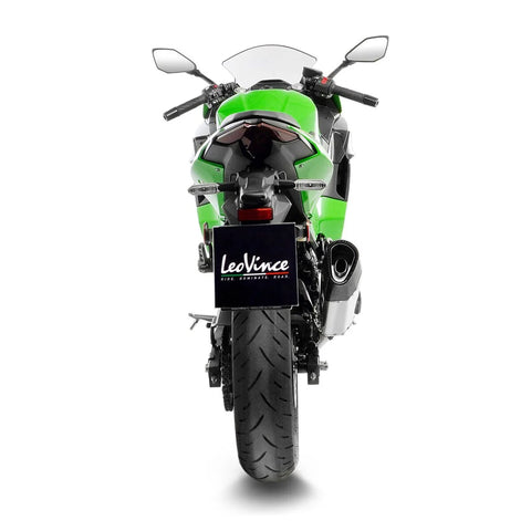 LeoVince LV-14R Stainless Steel Slip-on Muffler Ece Kawasaki (15607)