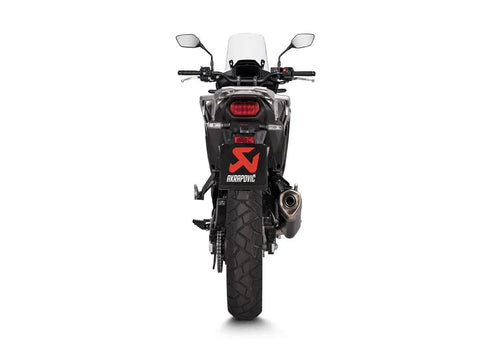 Akrapovic Slip-on Line Muffler Black Titanium Honda Transalp