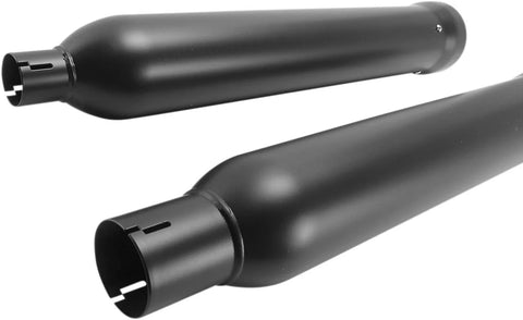 Cobra 4-1/2" Round Slip-on Neighbor Hater Mufflers Raven Black