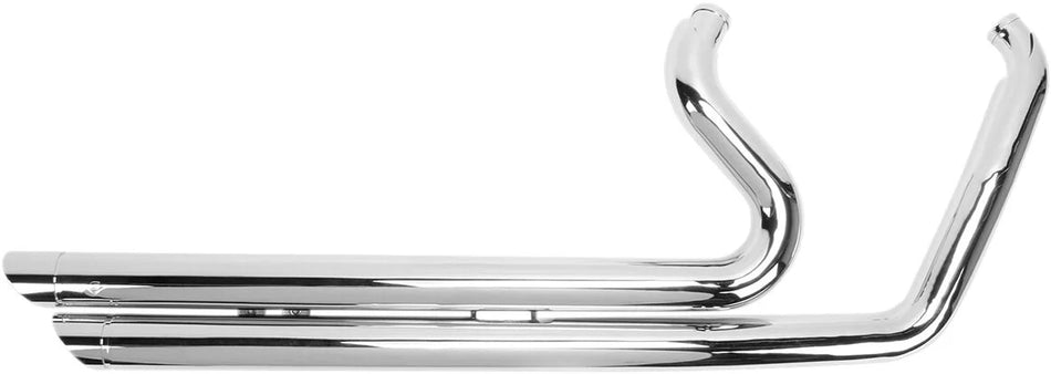 Cobra Speedster Slash Down Exhaust Chrome with PowerPort (6857)