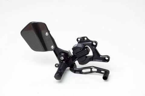 Gilles Tooling VCR38GT Adjustable Motorcycle Rearset Black (VCR-D04)