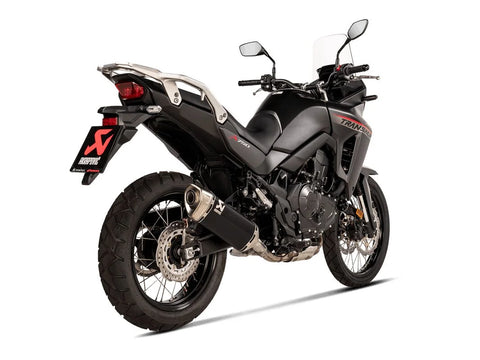 Akrapovic Slip-on Line Muffler Black Titanium Honda Transalp