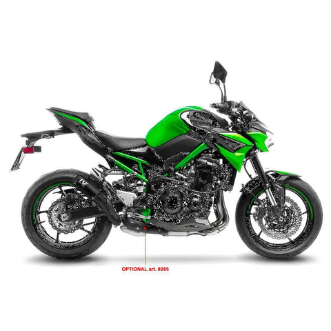 LeoVince LV Corsa S Full Black Slip-on Muffler SS Kawasaki (15404SFB)